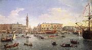 Gaspar Van Wittel The Molo Seen from the Bacino di San Marco 1697 oil painting reproduction